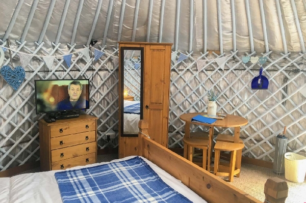 Bluebell Yurt is in Perranporth, Cornwall