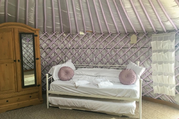 Lavender Yurt Details