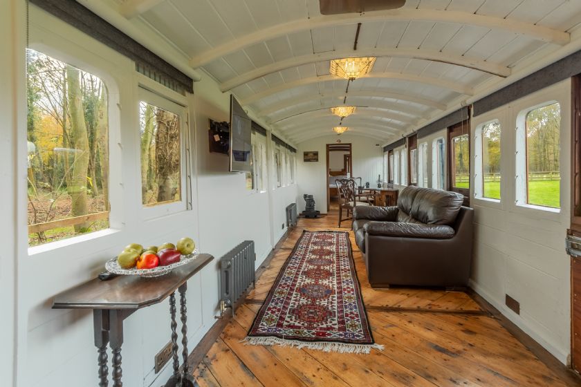 The Railway Carriage is located in Melton Constable