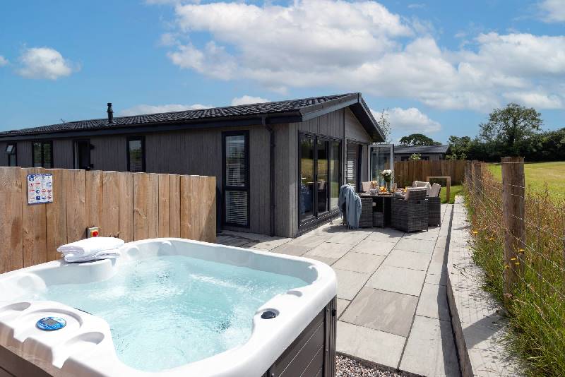 Lavender Lodge, 8 Roadford Lake Lodges a holiday cottage rental for 6 in Lifton, 