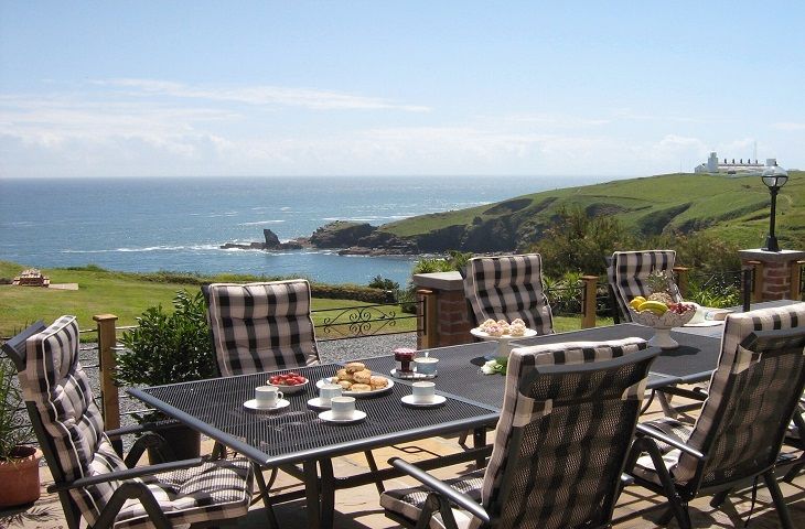 The Crag a holiday cottage rental for 8 in Housel Bay, 