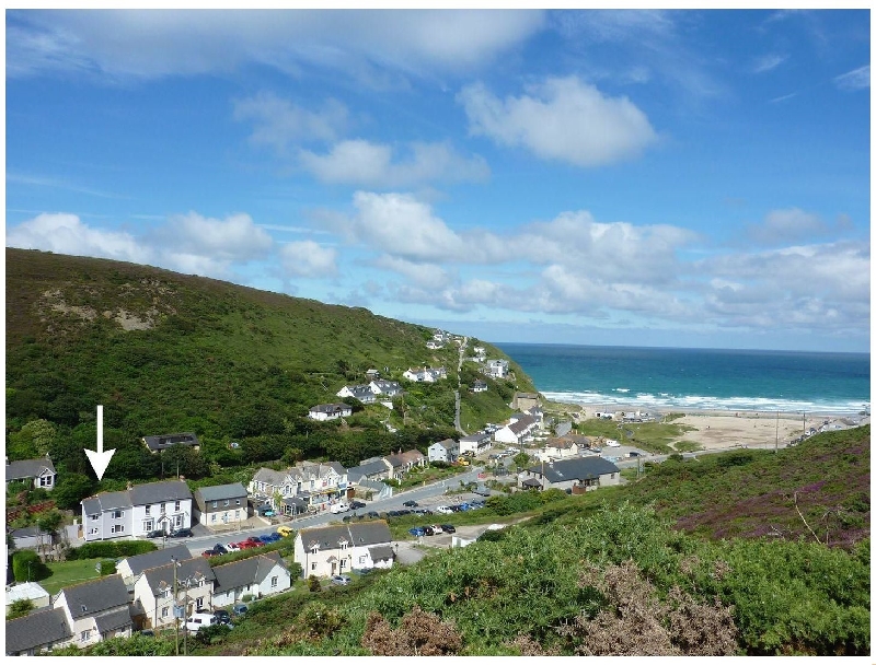Stones Throw a holiday cottage rental for 10 in Porthtowan, 