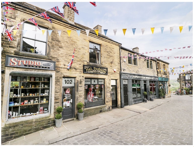 The Flat a holiday cottage rental for 2 in Haworth, 