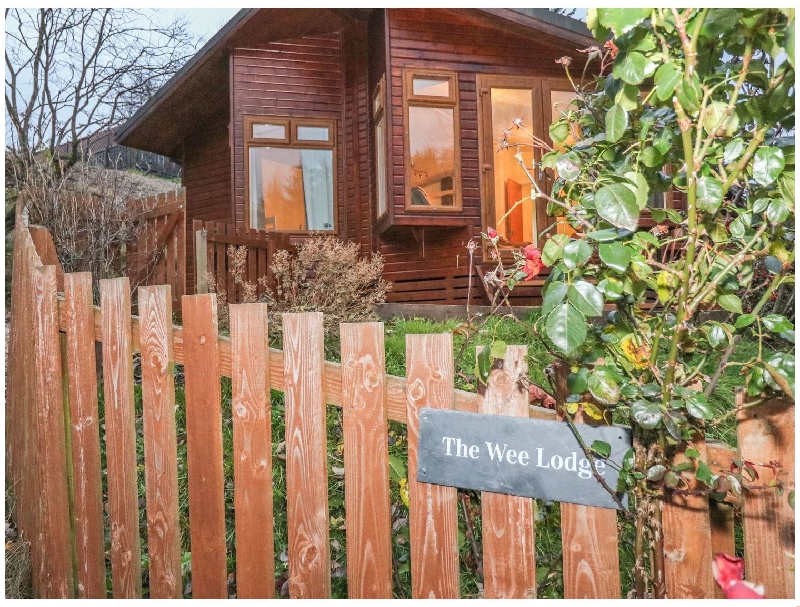 The Wee Lodge a holiday cottage rental for 4 in Dollar, 