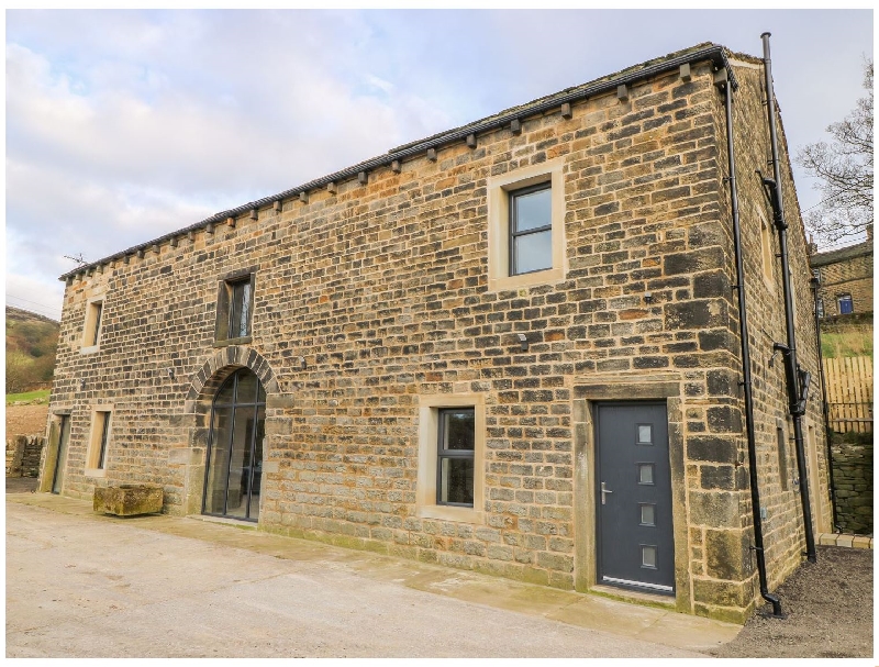 Top Barn a holiday cottage rental for 12 in Rishworth, 