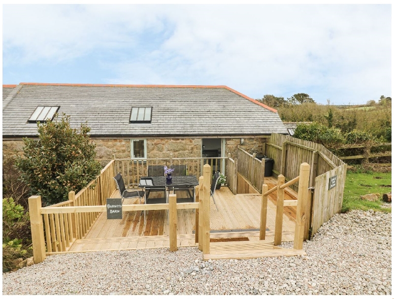 Barneys Barn a holiday cottage rental for 6 in Penzance, 