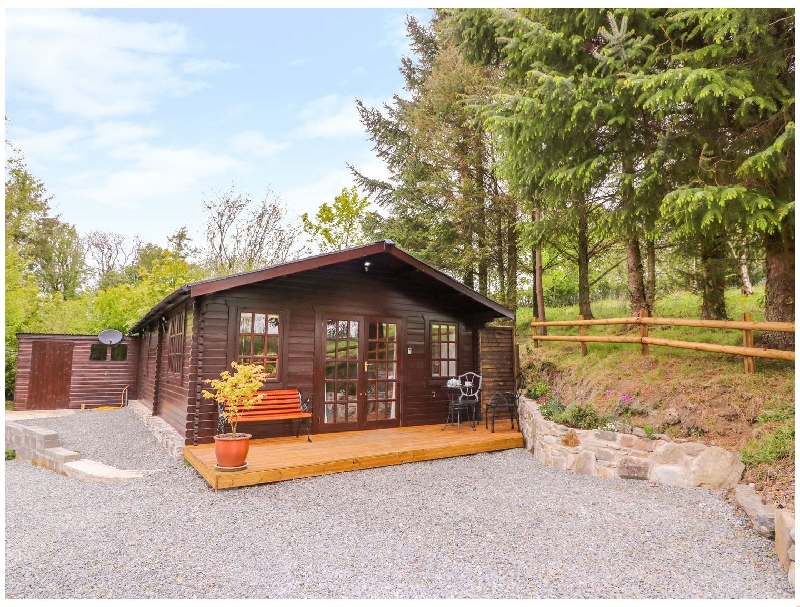 Log Cabin a holiday cottage rental for 2 in Llanon, 