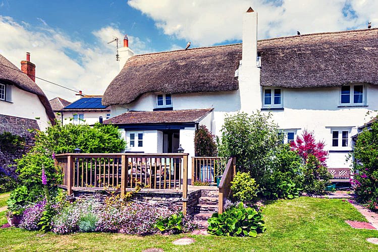 Rose Thatch a holiday cottage rental for 5 in Malborough, 